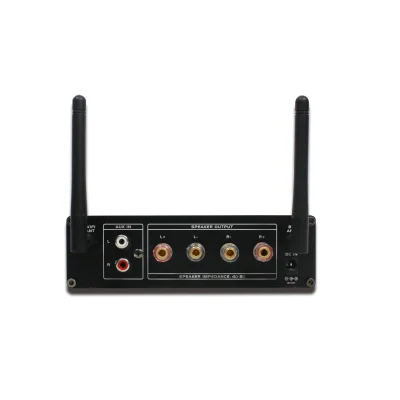Amplificador de audio WiFi y Bluetooth de 2 canales con 2 X 60W Bluetooth 5.0 Amplificador estéreo de potencia de audio para el hogar para altavoces